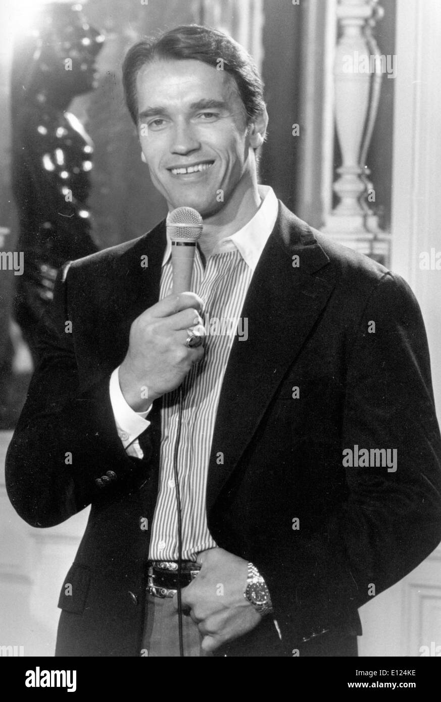 Attore Arnold Schwarzenegger a premiere del film Foto Stock