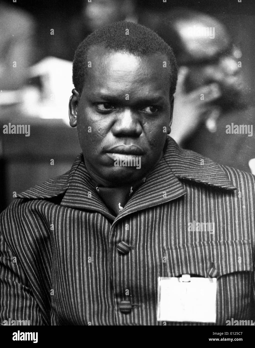 Maggio 21, 1992; Kampala, Uganda; Lt. Col. JUMA ORIS ABDALLA, Ministro per gli affari esteri. Foto Stock