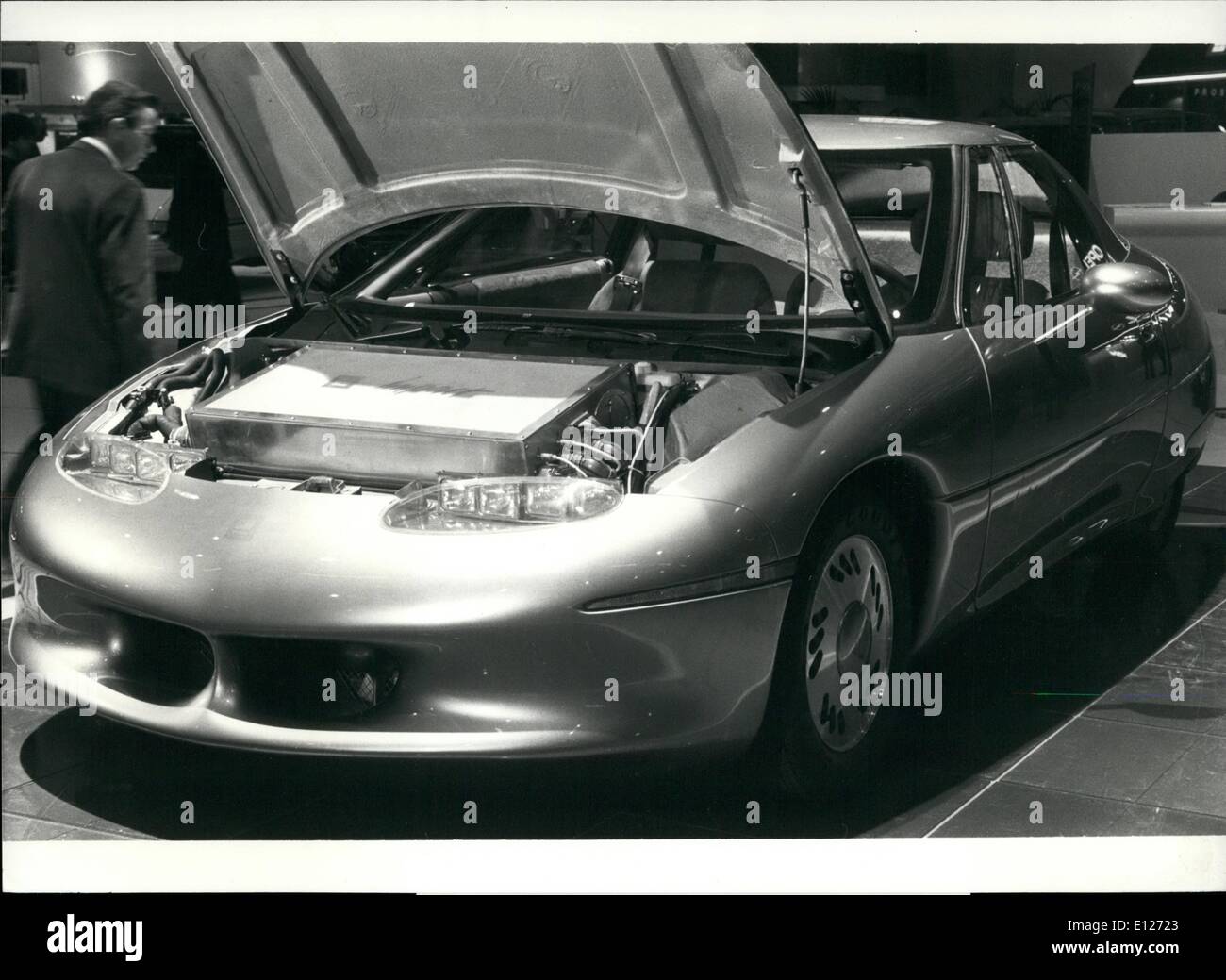 Agosto 08, 1990 - sessantesimo International Automobil presentano Ã¢â'¬â€oe La International Automobil show di Ginevra/Svizzera celebra Foto Stock