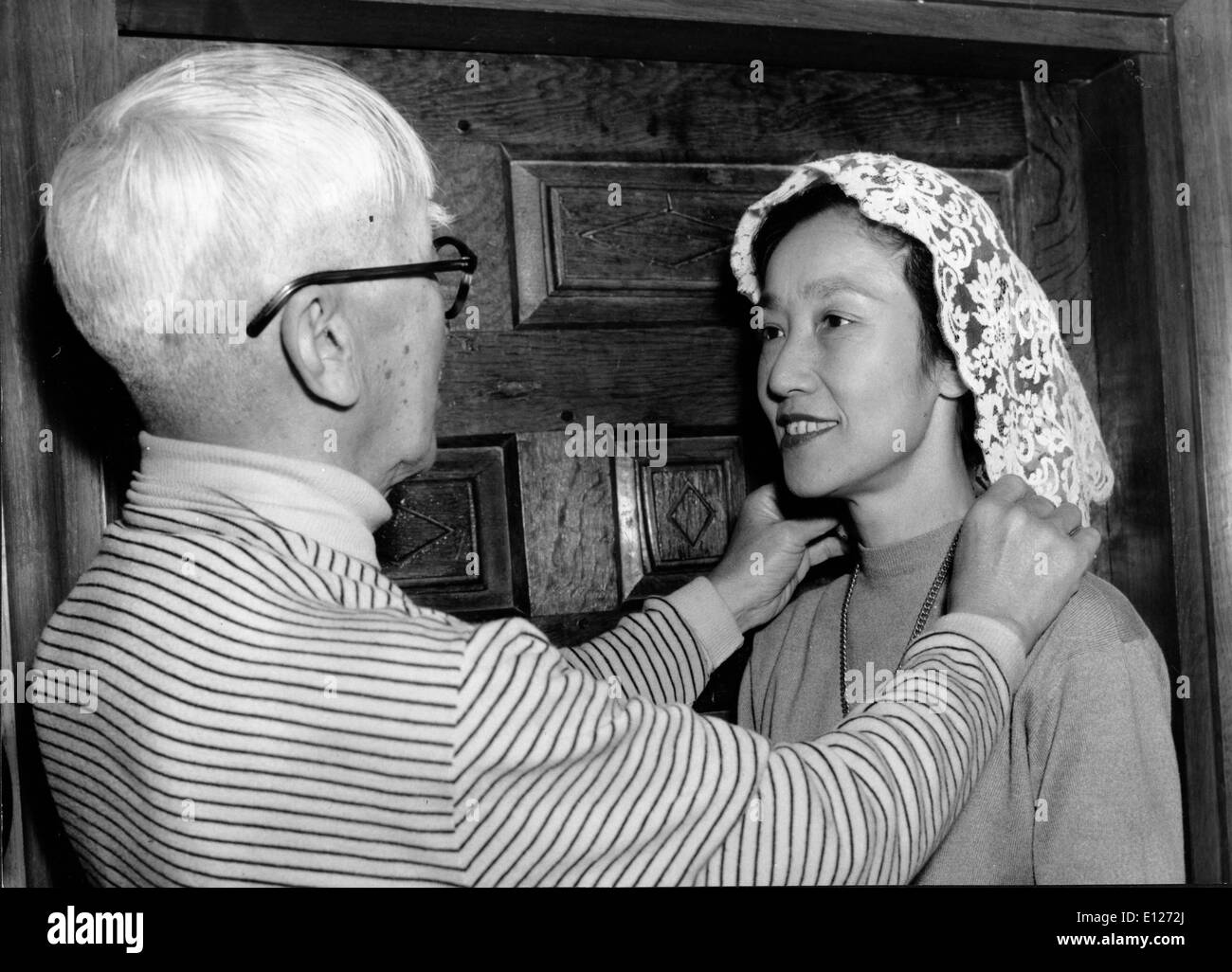 Apr 01, 2009 - Londra, Inghilterra, Regno Unito - LEONARD Tsuguharu Foujita (novembre 27, 1886 Ð 29 gennaio 1968) era un pittore Foto Stock