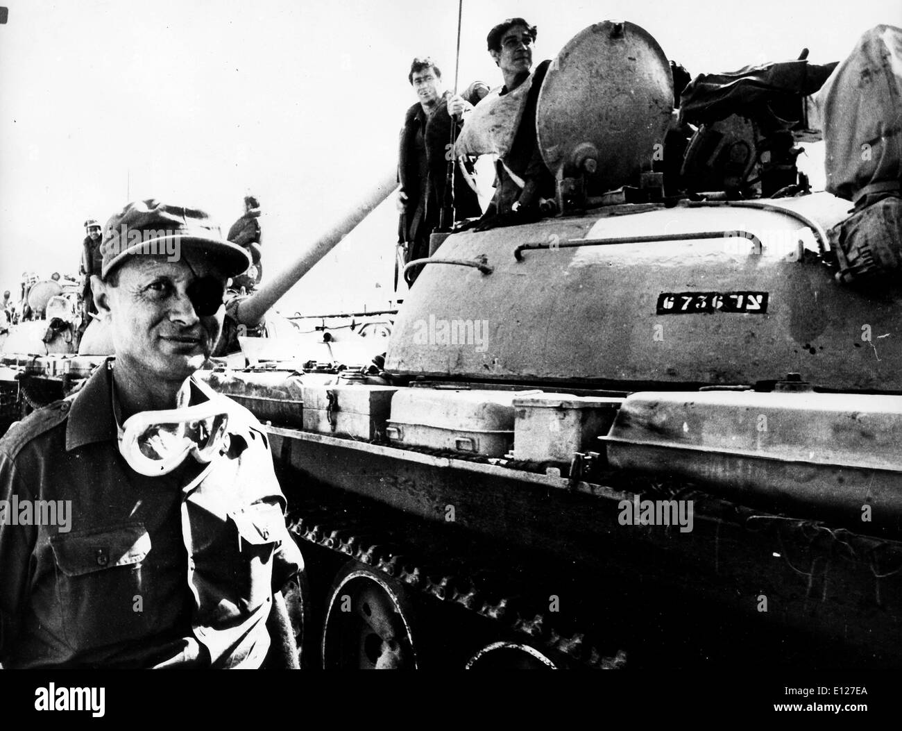 Apr 01, 2009 - Londra, Inghilterra, Regno Unito - Moshe Dayan, 20 maggio 1915 Ð 16 ottobre 1981 è stato un israeliano leader militare e Foto Stock
