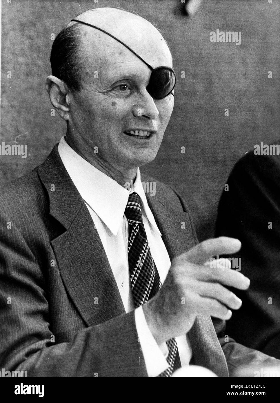 Apr 01, 2009 - Londra, Inghilterra, Regno Unito - Moshe Dayan, 20 maggio 1915 Ð 16 ottobre 1981 è stato un israeliano leader militare e Foto Stock