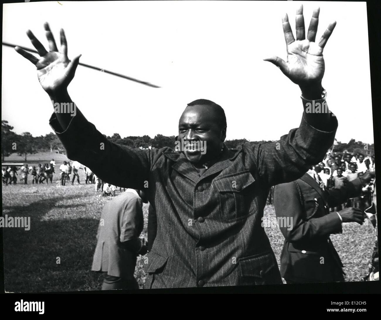 Il 12 Dic. 2011 - Uganda: Amin: Maresciallo di Campo al-Hajj Idi Amin Dada, VC, DSO, MC. Presidente della Repubblica. Nato il 1920. Commissionato 1961. Comandante dell'esercito 1966. Capo di Stato fin dal colpo di stato del 1971. Credit:Camerapix Foto Stock