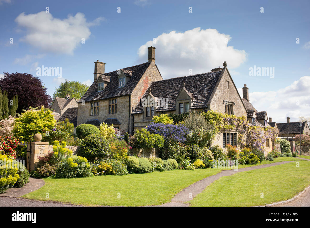 Cotswold Stone House in Chipping Campden, Cotswolds, Gloucestershire, Inghilterra Foto Stock