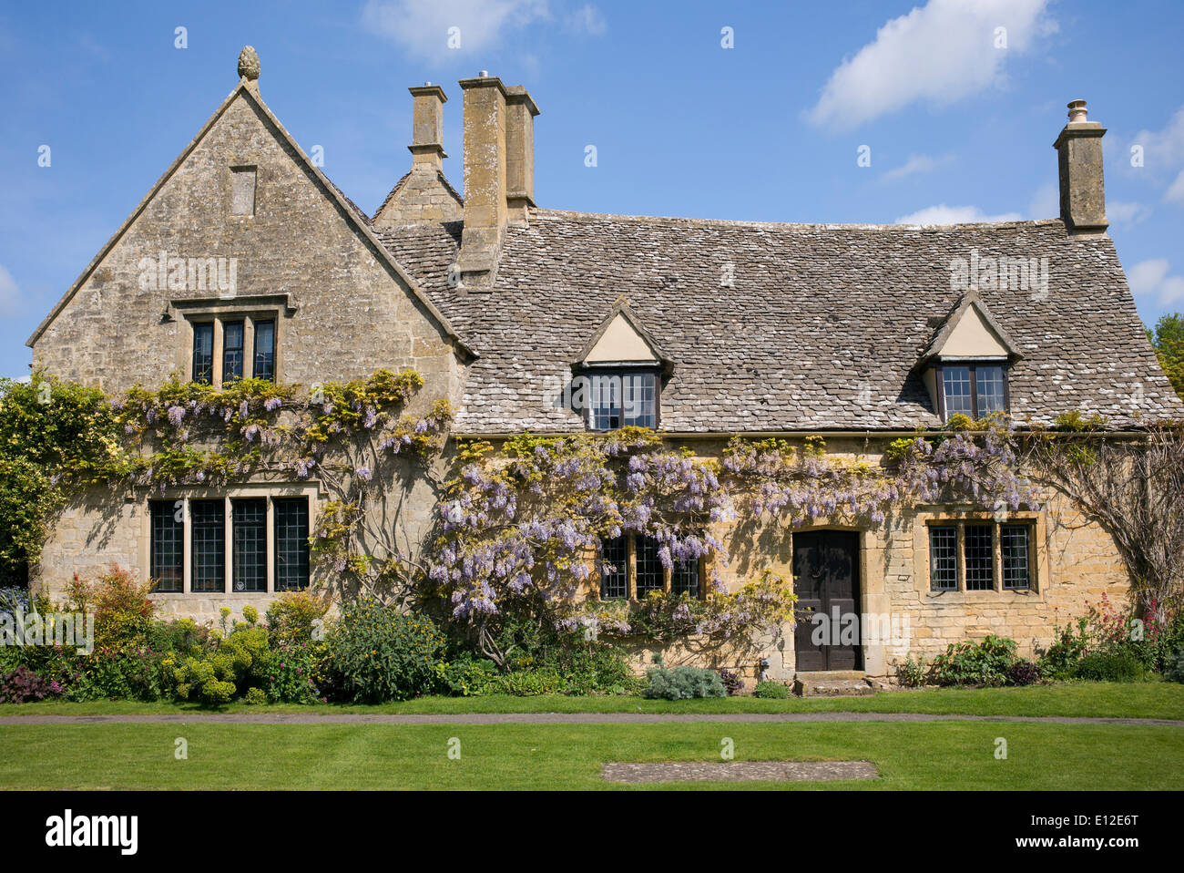 Cotswold Stone House in Chipping Campden, Cotswolds, Gloucestershire, Inghilterra Foto Stock