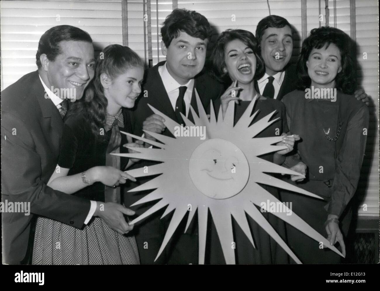 Dic. 26, 2011 - Varietà cantante del premio ''Soleil D' o De La Chanson 1963'': nonostante il freddo di una speciale giuria ha assegnato il suo Foto Stock