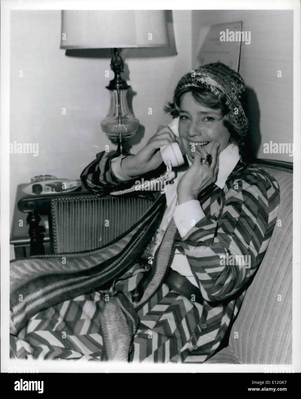 Dic. 29, 2011 - Maria Schell in Essex House, Central Park South, N.Y. Foto Stock