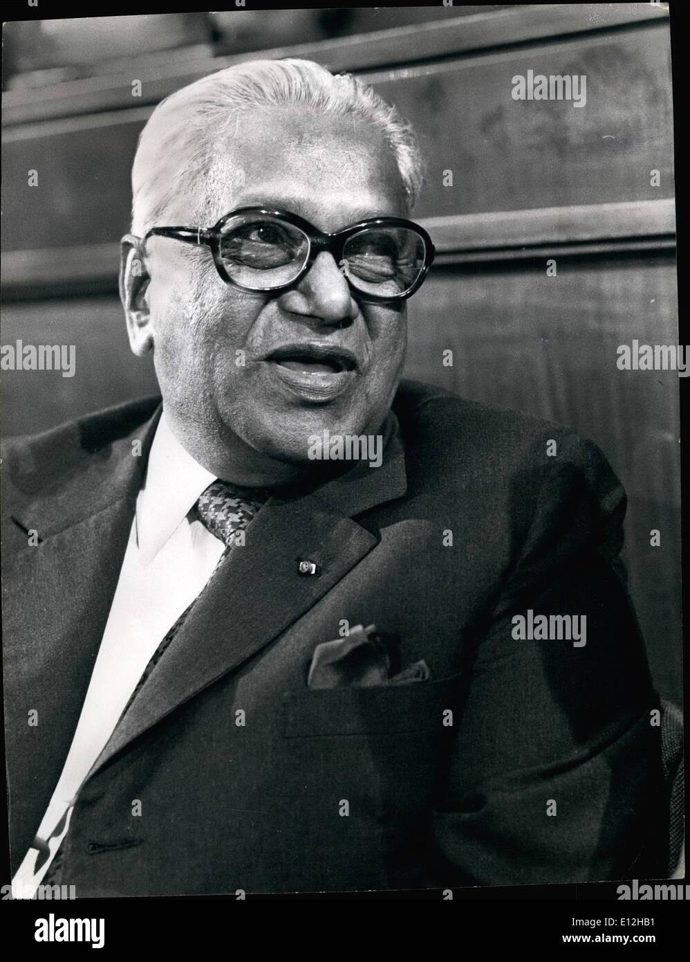 Gen 03, 2012 - Sir Seewoosagur Ramgoolam, Primo Ministro della Repubblica di Maurizio. Nato, 1900. Educato a Maurizio e Londra. Eletto al Consiglio legislativo, 1948. Il ministro delle finanze, 1960. Chief Minister, 1961. Il primo ministro, 1964. Credits: Camerapix Foto Stock