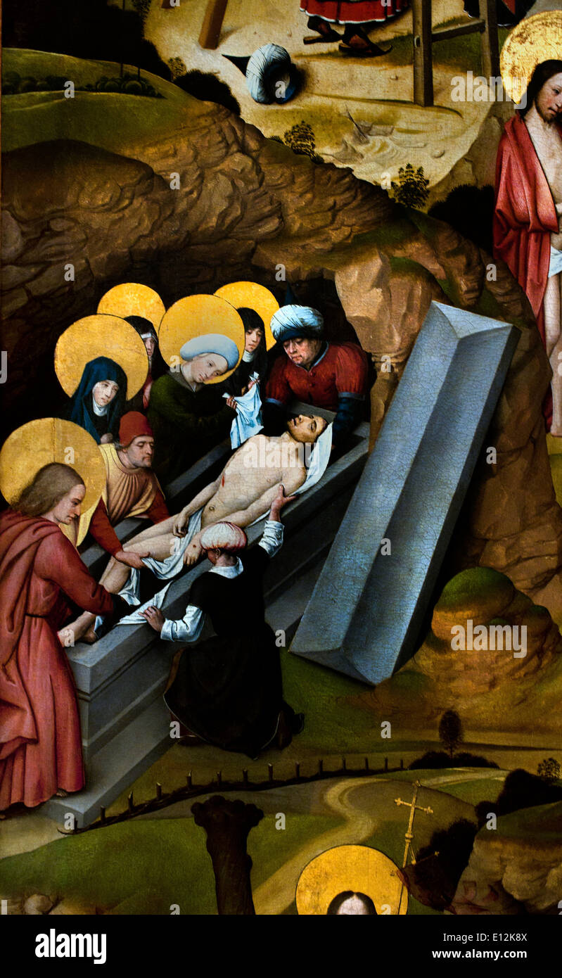Scene della Passione ( dettaglio ) ca. 1495-1500 anonimo artista tedesco attivo in Düren 1500 Foto Stock