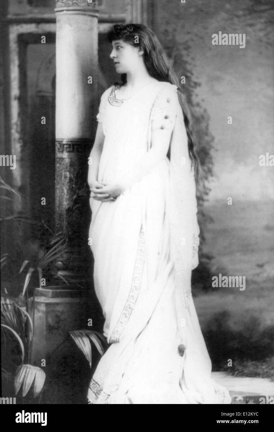 LILLIE LANGTRY (1853-1929) Edwardian socialite, attrice e maestra di Edward VII Foto Stock