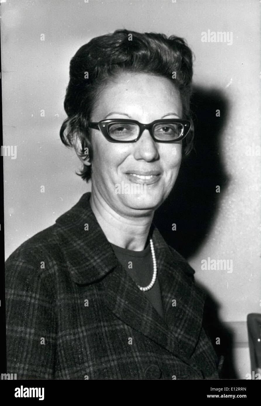 Febbraio 25, 2012 - Dott.ssa Aisha Rateb il Ministro per gli affari sociali Foto Stock