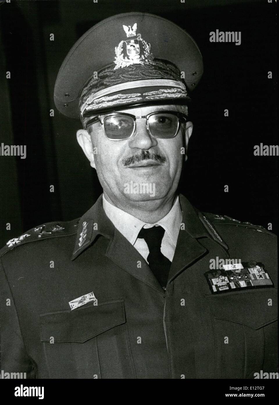 Febbraio 25, 2012 - Capo dell esercito, Lt.Gen.Galatsanos. Foto Stock
