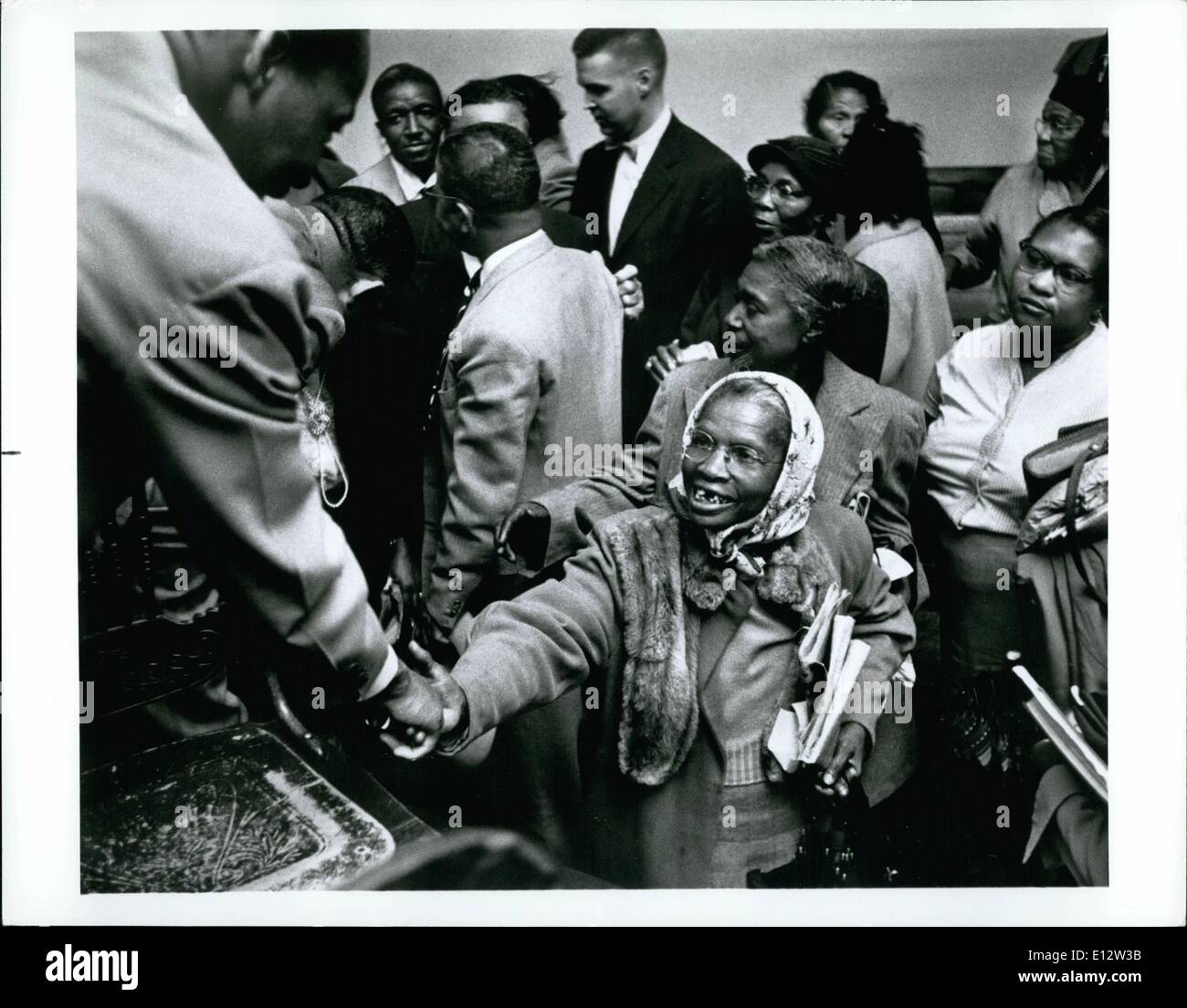 Febbraio 25, 2012 - Il Reverendo Martin Luther King Jr marzo alla Visione della Fine Foto Stock