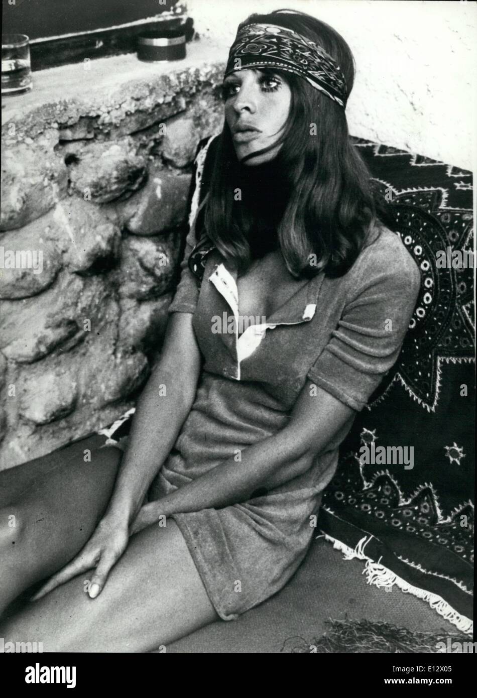 Febbraio 25, 2012 - attrice britannica Julie Christie visto come lei sta  lavorando nel film In cerca di Gregorio che si sta trasformando in  Milah, diretto da Peter Wood. Il film conta