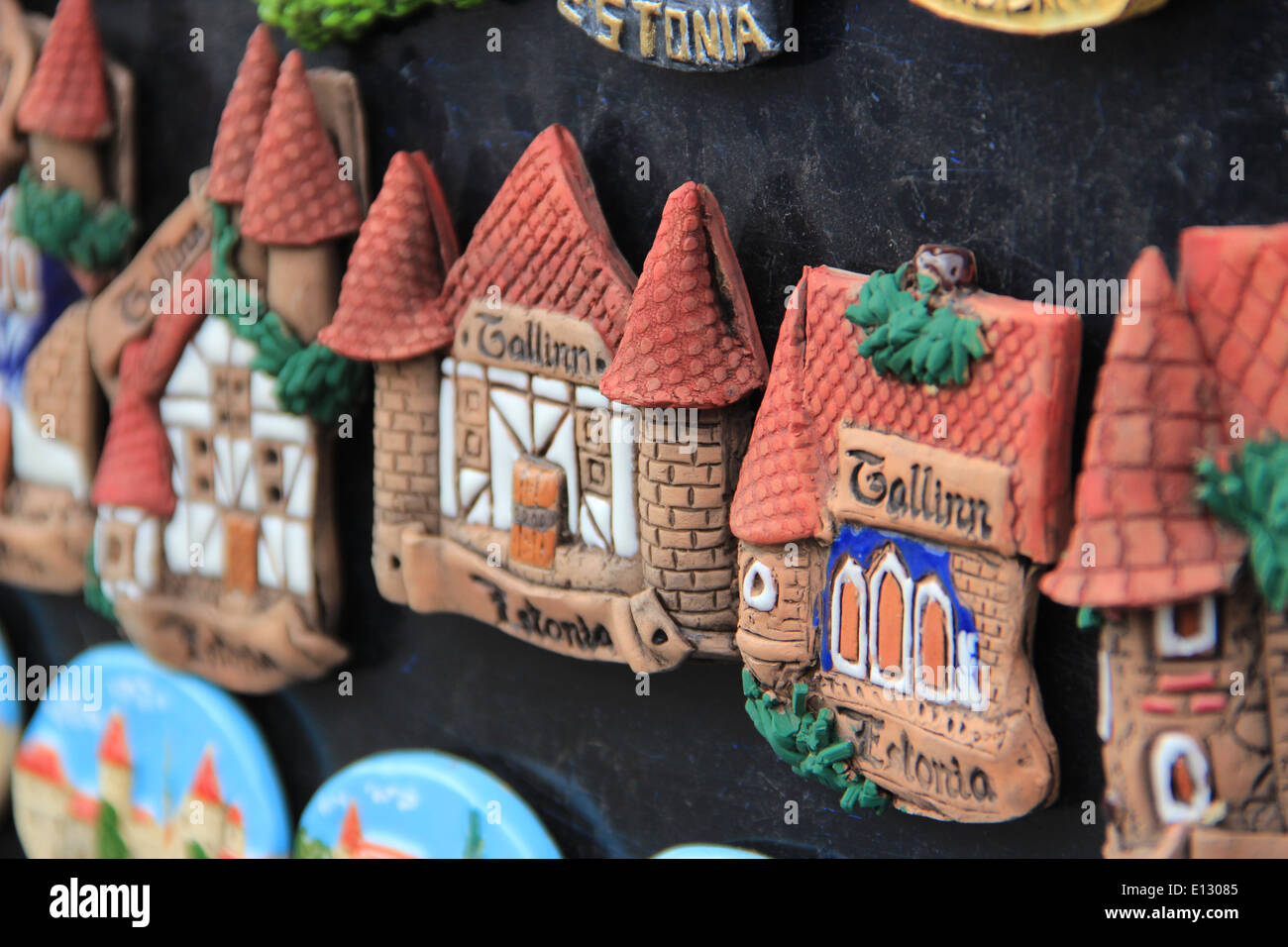 Tallinn souvenir shop in Estonia Foto stock