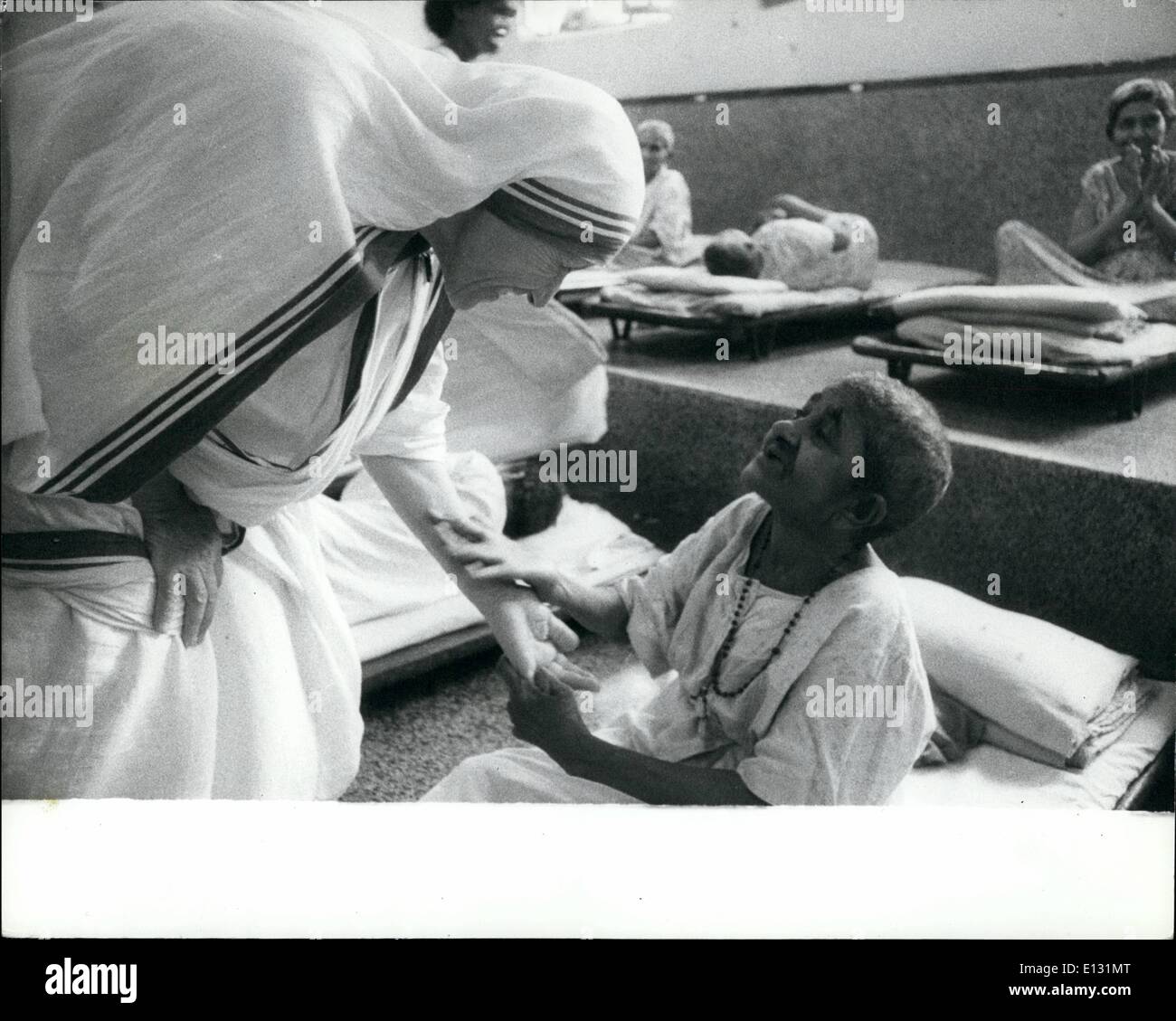 Febbraio 26, 2012 - Madre Teresa di Calcutta uno studio in comunicazione. Foto Stock