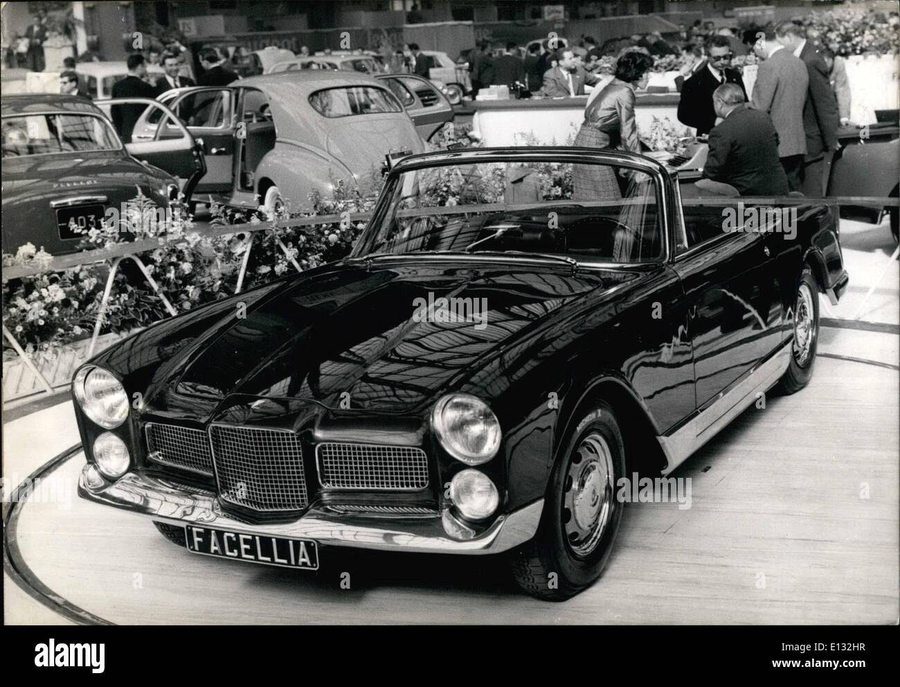 Febbraio 26, 2012 - Apertura del Motor Show di Parigi. La Facella , un nuovo 9 C.V. Auto Sportive presentato da Facel-Vega, una delle caratteristiche del Motor Show di Parigi. Ott. 1A/59 Foto Stock