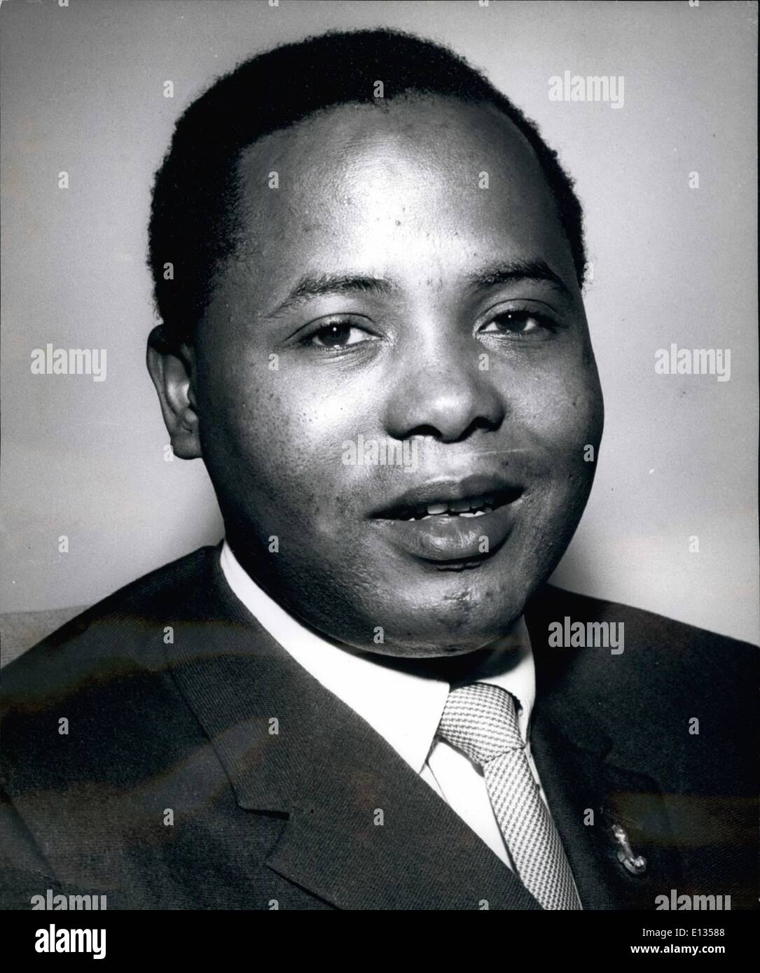 Febbraio 28, 2012 - J.K. Chivunga, p.f. ontistuency: Kitwe Sud) Segretario Parlamentare. Zambia Ministero della Salute Foto Stock