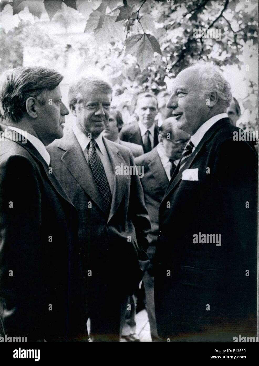 Febbraio 28, 2012 - Visita di Stato del Presidente americano Carter in Germania ovest: un funzionario due giornate di visita di stato che il presidente americano Jimmy Carter ha pagato a ovest-Germania (nel luglio del 14esimo/15th, 1978). Egli era accompagnato da sua moglie Rosalynn e la figlia Amy. Oltre che del suo soggiorno a Bonn, il presidente americano ha visitato anche Francoforte e Berlino ovest. Dopo la fine della sua visita ufficiale di Jimmy Carter è rimasta a Bonn a causa dell'World-Economic-Vertice, che avviene nel luglio 16th/XVII Foto Stock