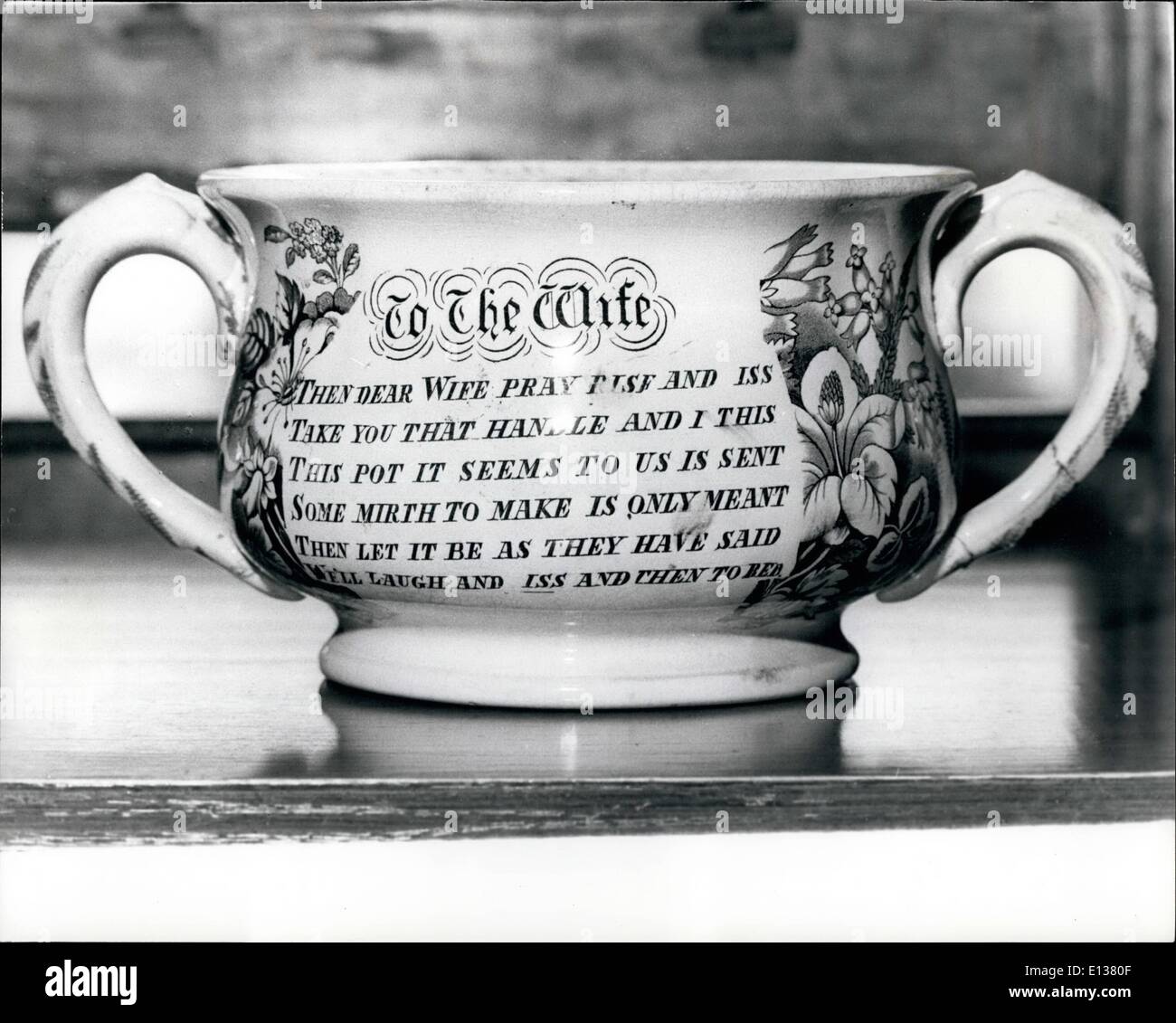 Febbraio 29, 2012 - Immagine mostra uno della collezione di vasi. Foto Stock
