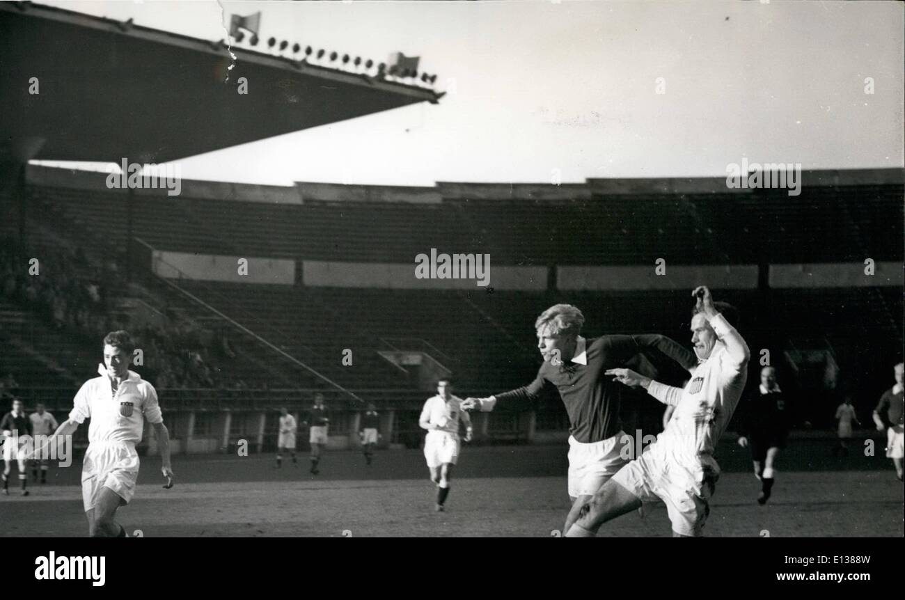 Febbraio 29, 2012 - Finlandia - USA Calcio: 10.000 appassionati di calcio ha visto ieri la Finlandia ha battuto il U.S. Il team olimpico con 6-0 nella stadion di Helsinki. Foto Stock