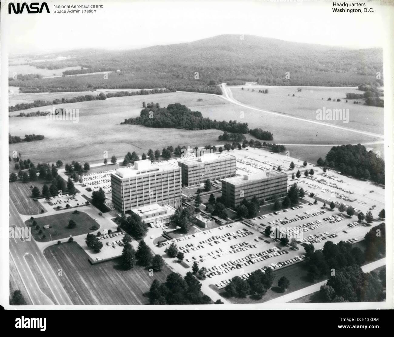Febbraio 29, 2012 - vista aerea di NASAÃ¢â'¬â"¢s Marshall Space Flight Center, Huntsville, AL. Foto Stock