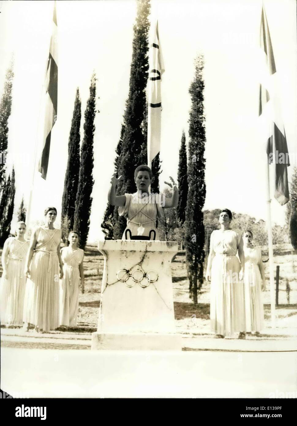 Febbraio 29, 2012 - la fiamma olimpica per la XII edizione dei Giochi Olimpici Invernali. Foto Stock