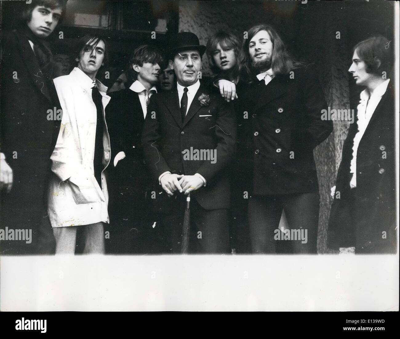 Febbraio 29, 2012 - Italiano tra Londra dai capelli lunghi giovani Alberto Sordi, produttore di più di 113 film agisce anche per la Foto Stock