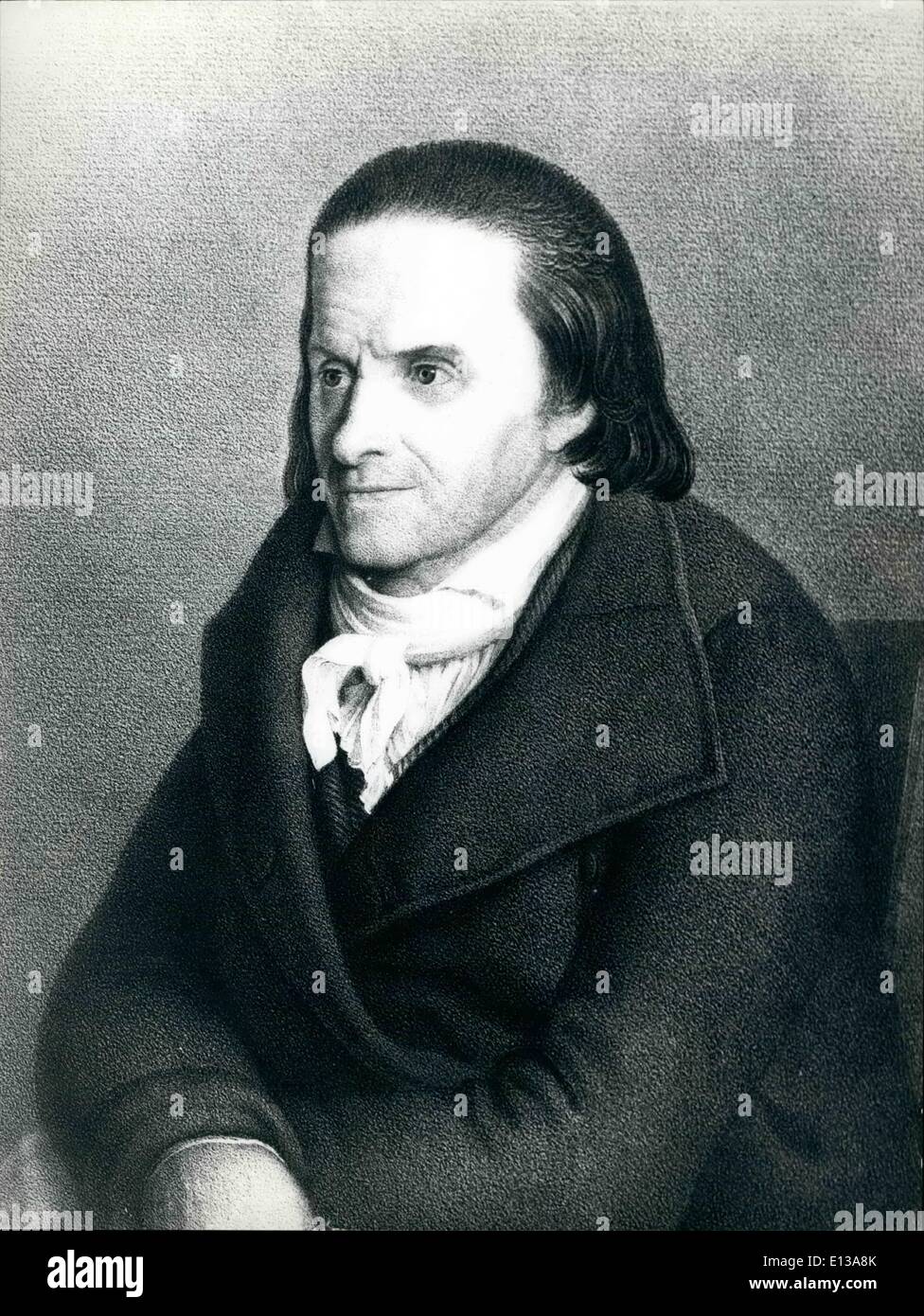 Febbraio 29, 2012 - Johann Heinrich Pestalozzi 1746-1827. Foto Stock