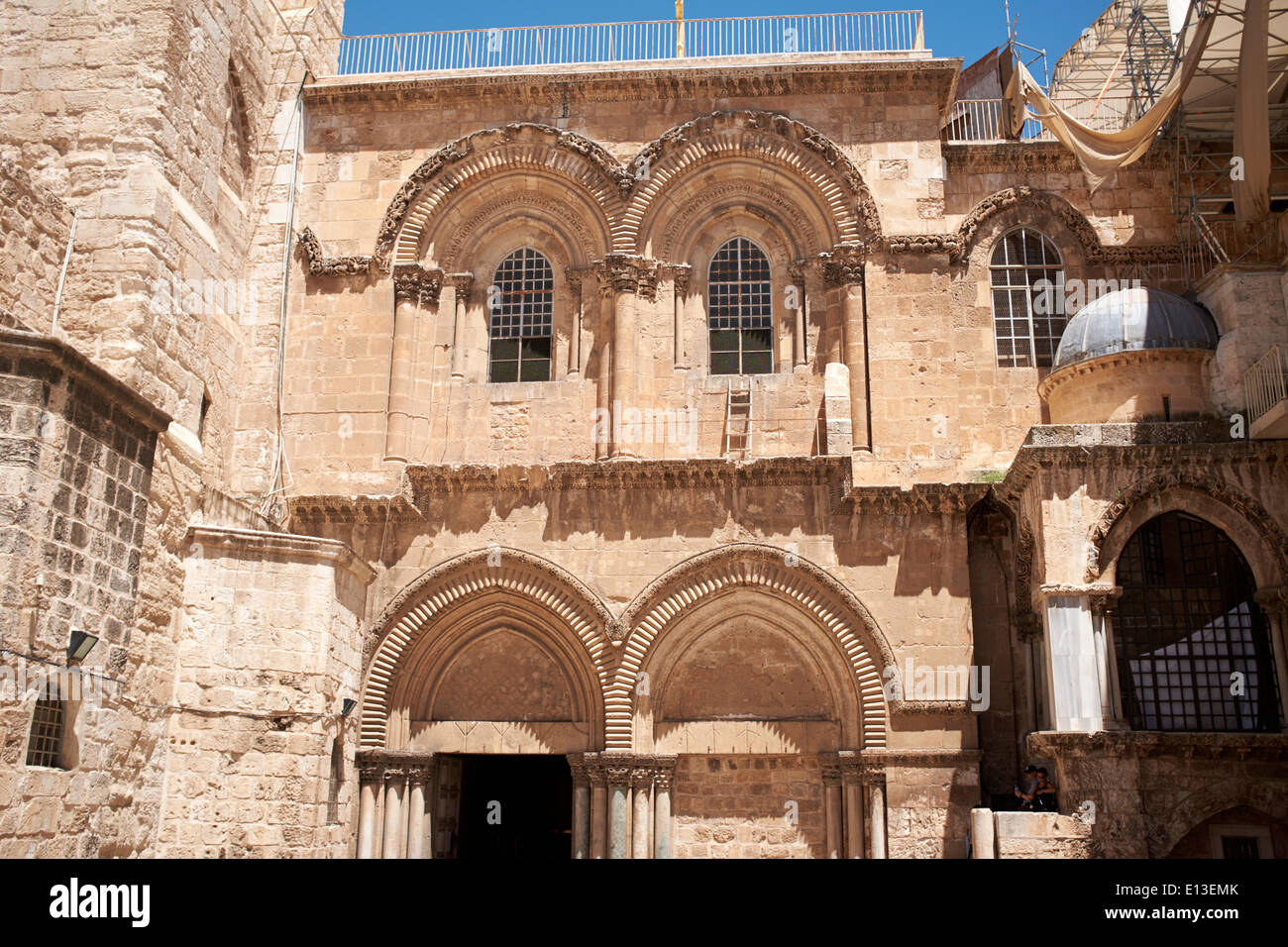 Chiesa del Santo Sepolcro di Gerusalemme, Terra Santa Foto Stock