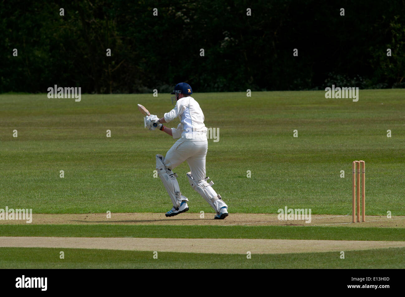 Università sport, uomini cricket all Università di Warwick, England, Regno Unito Foto Stock