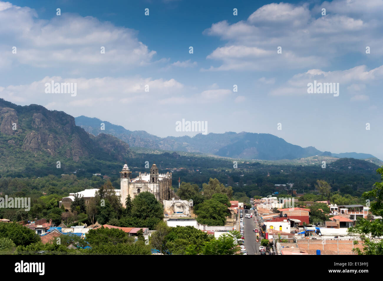 Angolo di alta vista di una città, Città del Messico, Messico Foto Stock