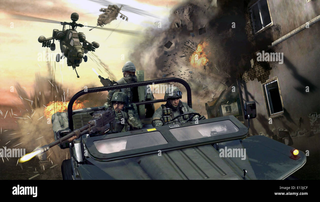 Gioco di Call of Duty Foto Stock