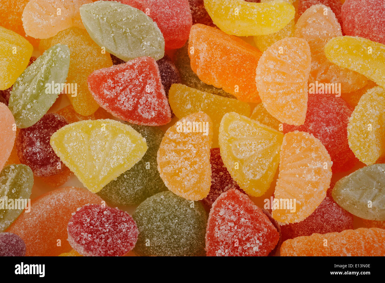 Jelly candy background Foto Stock