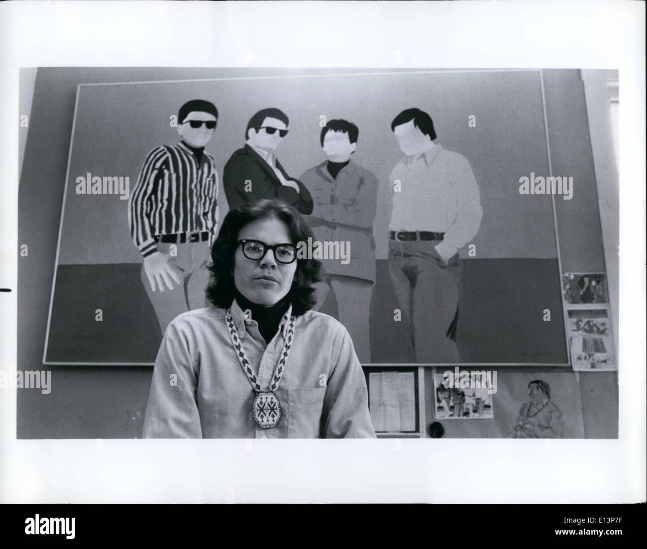 Mar 22, 2012 - Institute of American Indian arts offre straordinarie opportunità culturale didascalia di identificazione. Cree Al Young-man e Foto Stock