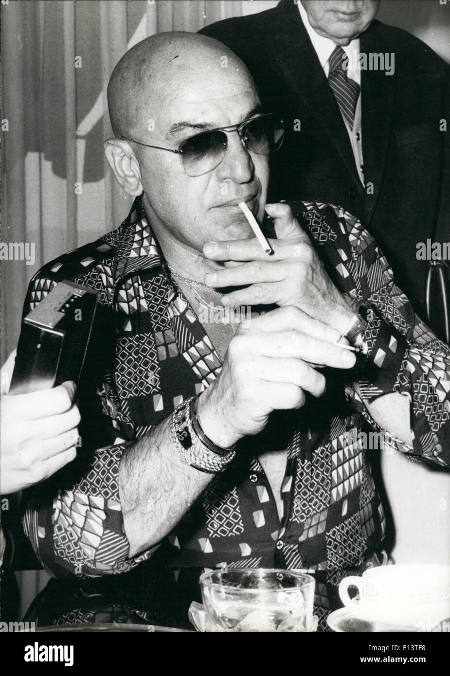 27 mar 2012 - Telly Savalas Foto Stock