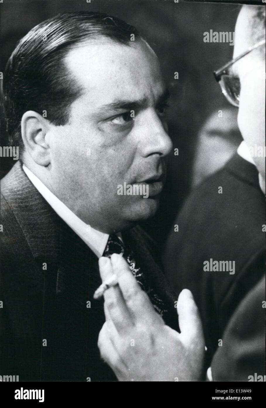 27 mar 2012 - Il Ministro italiano della Pubblica Istruzione Riccardo Misasi, 39, nato a Cosenza (Calabra Sud Italia) è stato accusato dalla stampa di opposizione di avere avuto legame con il ''mafia'' come egli ha disposto, quando egli era il sottosegretario alla Giustizia, alcune misure a favore dei detenuti uomini accusati di appartenere alla mafia. La foto mostra un ritratto del Ministro Riccardo Misasi. Foto Stock