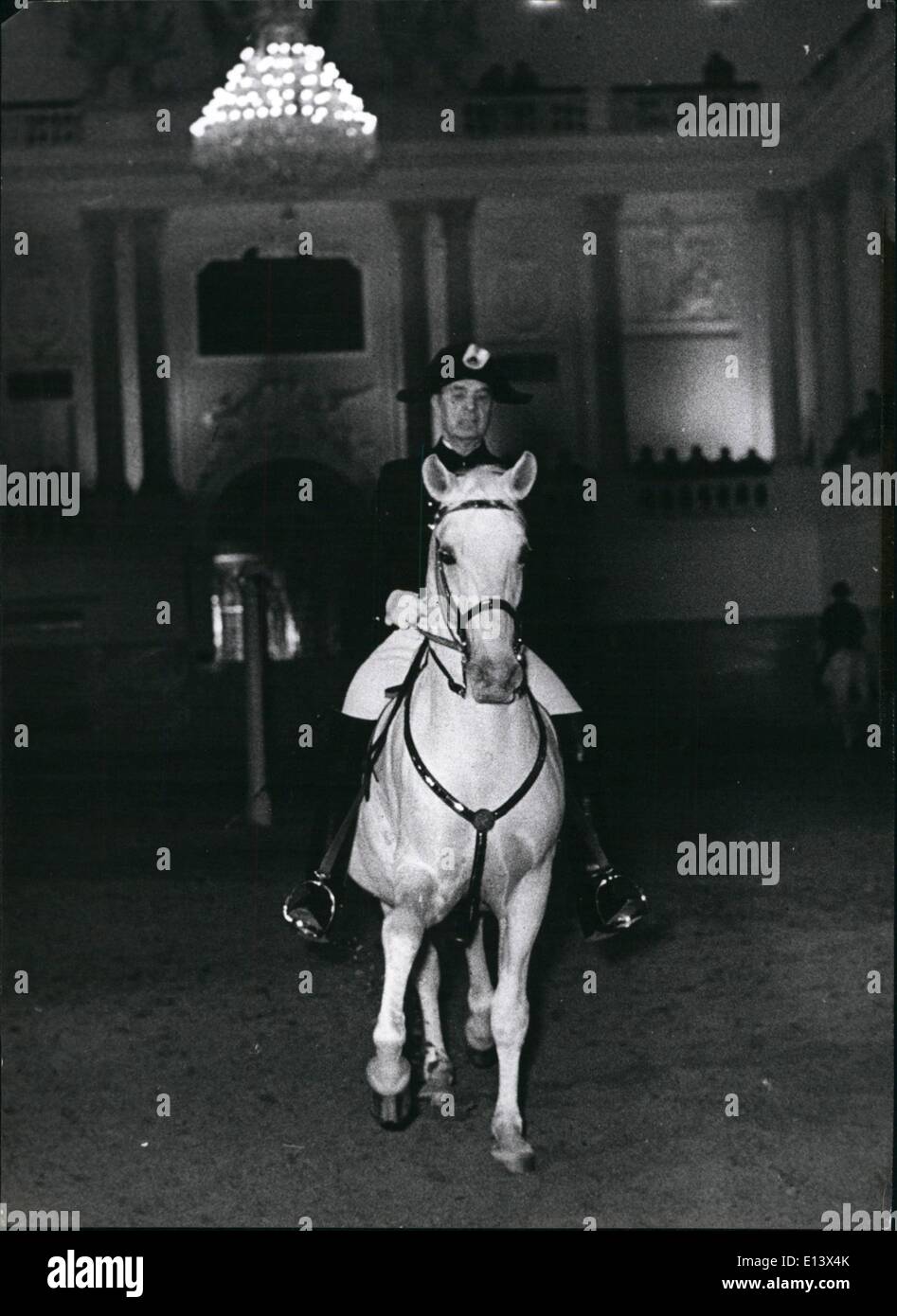 27 mar 2012 - La scuola di equitazione spagnola di Vienna. Foto Stock