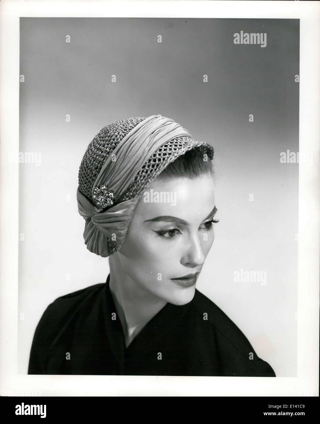 Mar 31, 2012 - Giovanni Frederics Cloche hat 1954 Foto Stock