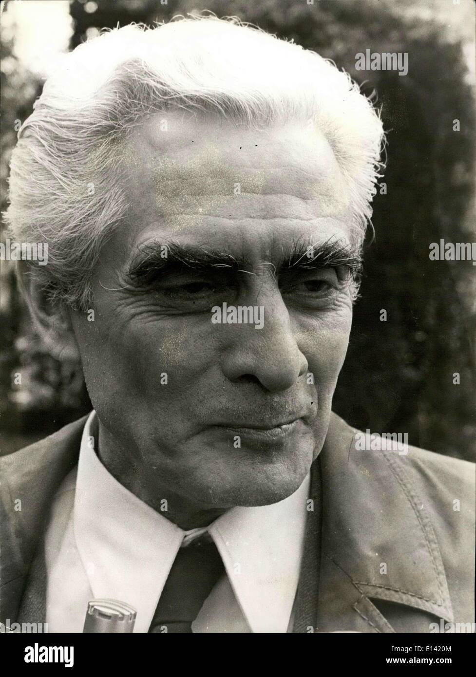 Mar 31, 2012 - Dott.ssa Alvaro Cunhal, ministro senza portafoglio e Segretario Generale del Portogallo Partito comunista. Foto Stock