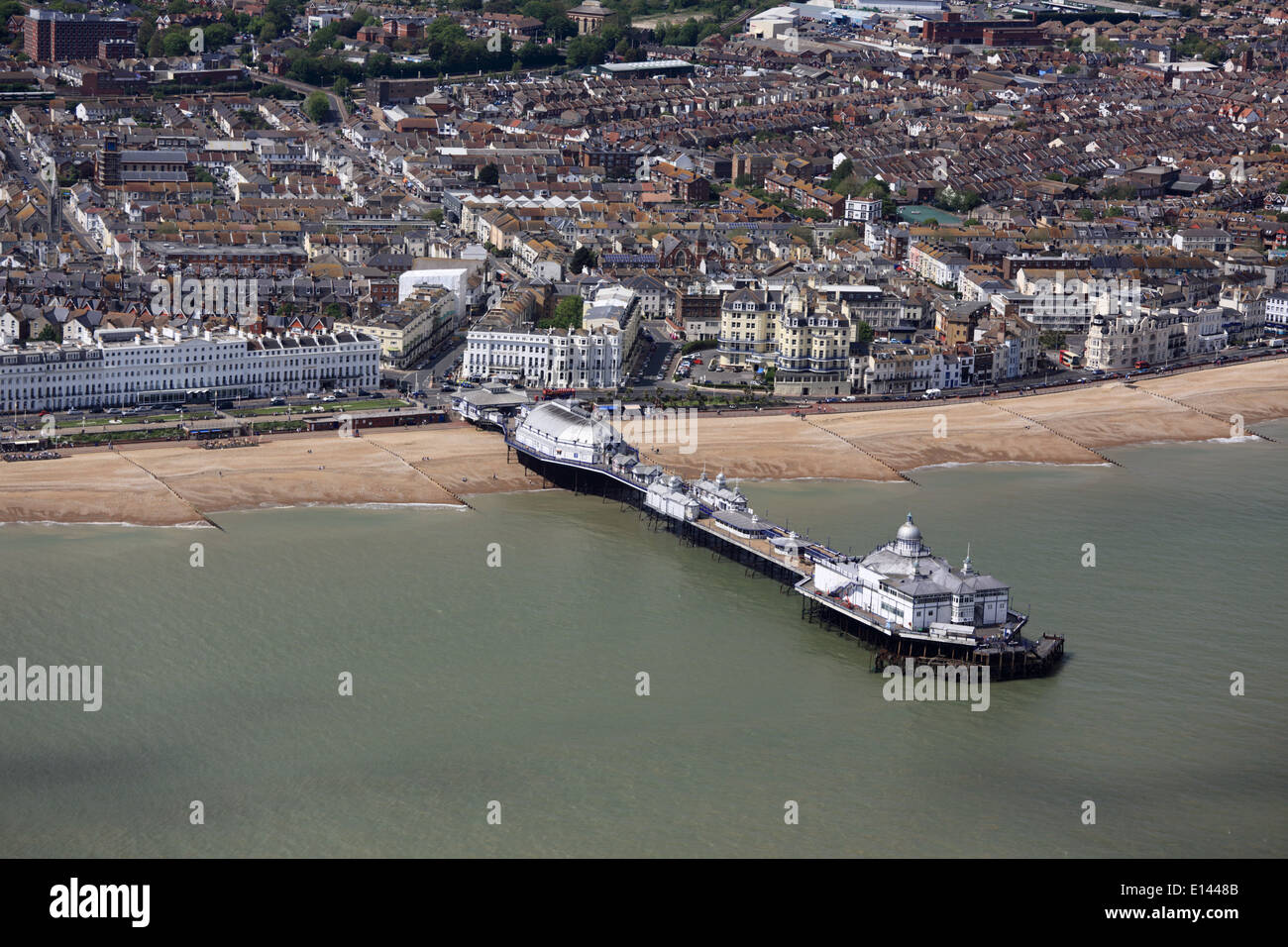 Eastbourne Pier vista aerea Foto Stock