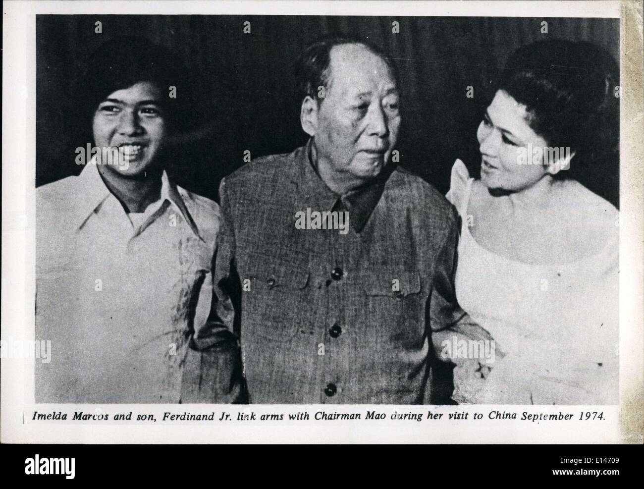 Apr. 16, 2012 - La Cina del Presidente/leader Mao Tse Tung. Foto Stock