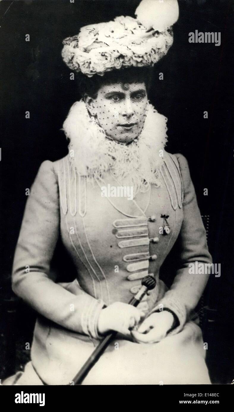 Apr. 17, 2012 - La Principessa Maria del Galles nel 1902 la moglie di Prince George (più tardi Re Giorgio V) Maria del. Più tardi la regina Mary Foto Stock