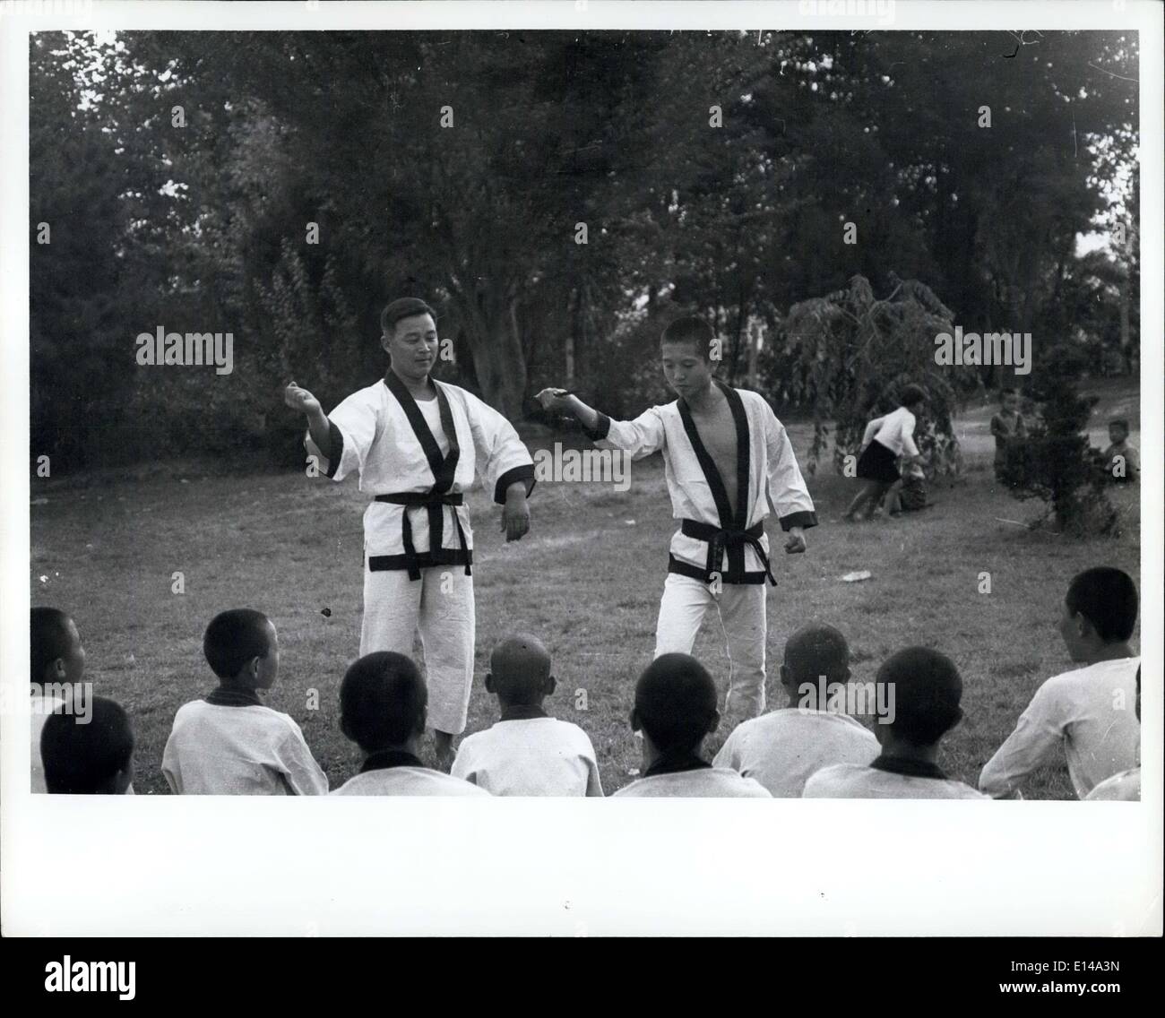 Apr. 17, 2012 - Corea del Sud gli studenti Foto Stock