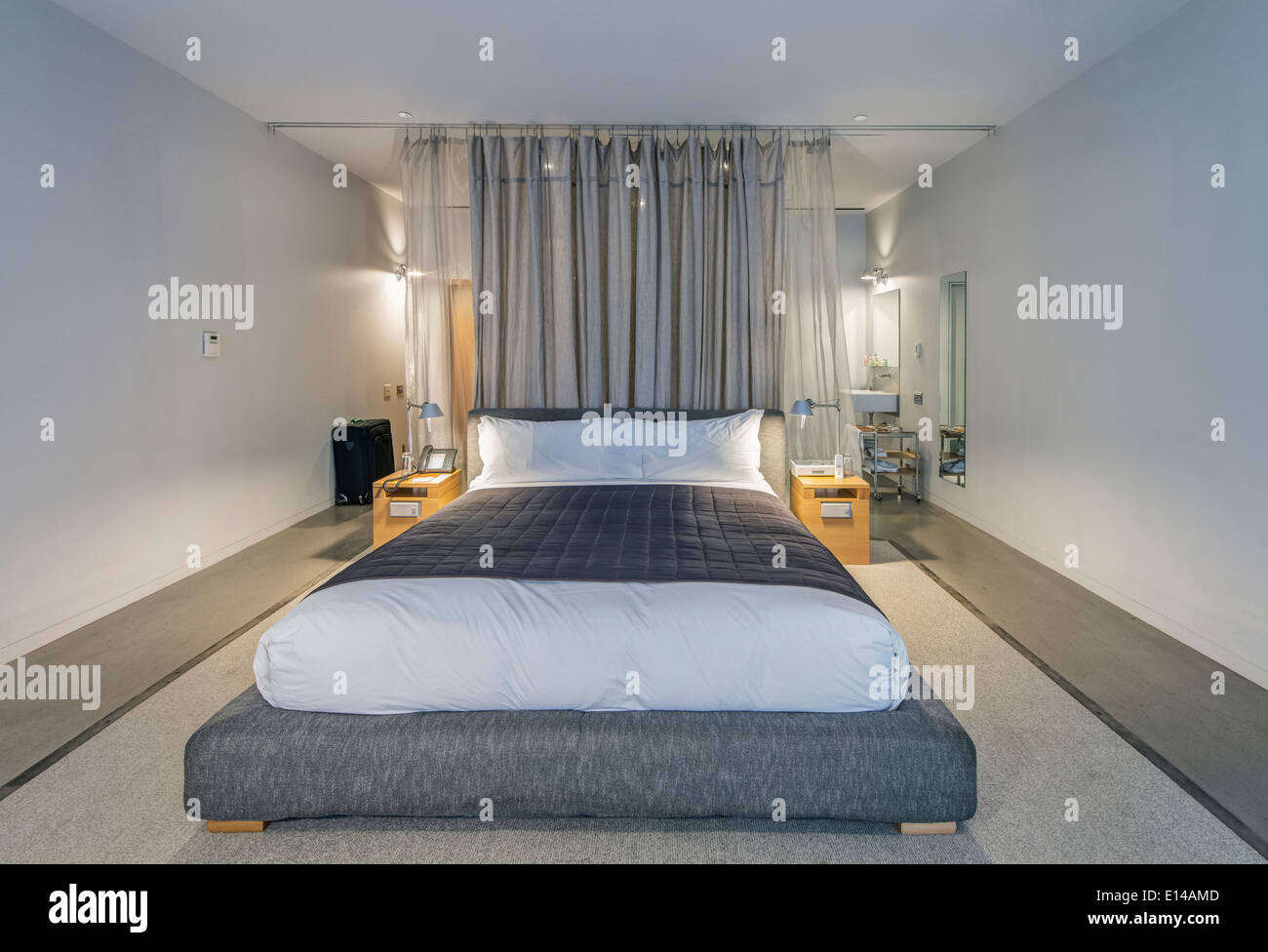 Hotel moderno camera Foto Stock