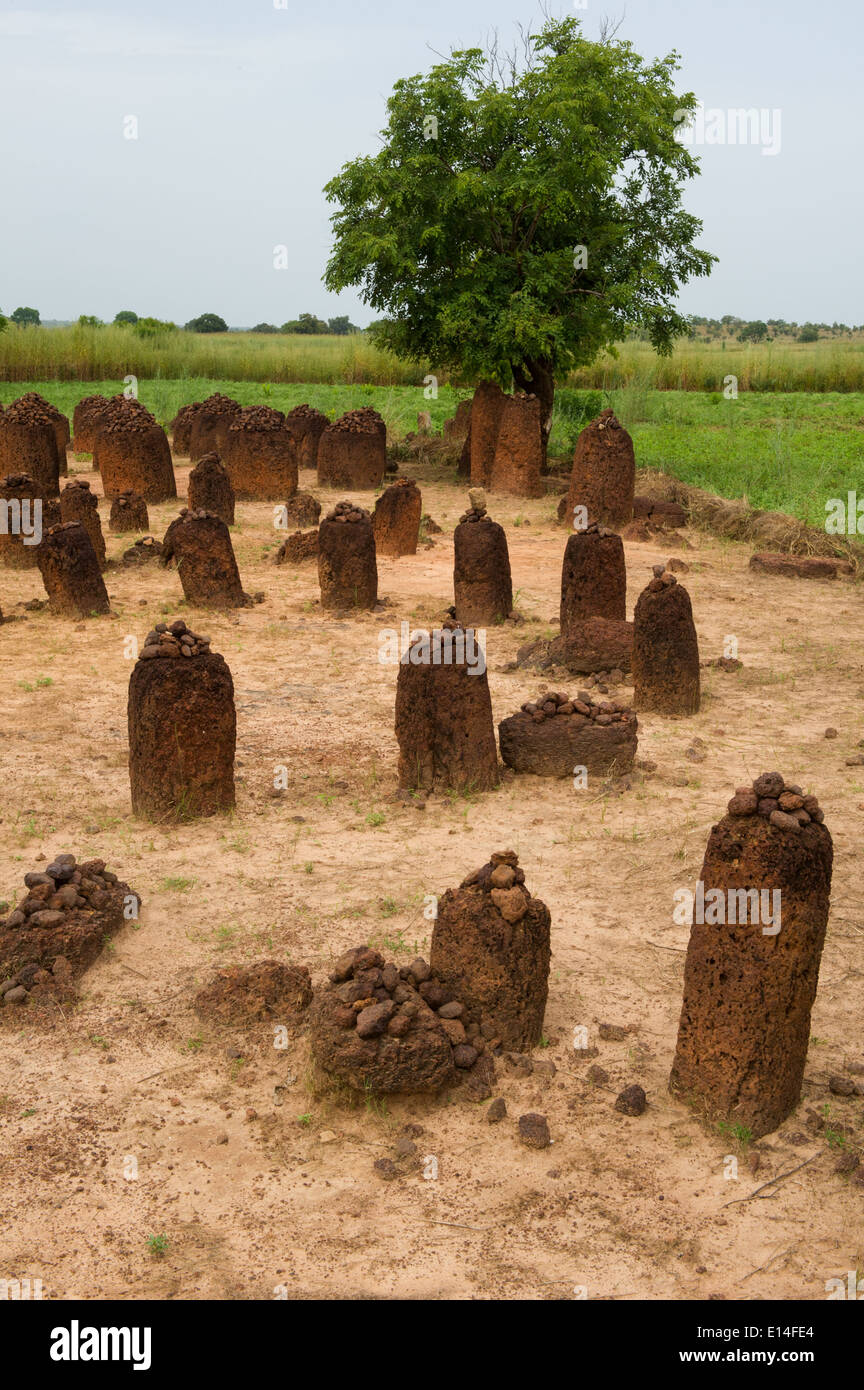 Wassu circoli di pietra, il Gambia Foto Stock