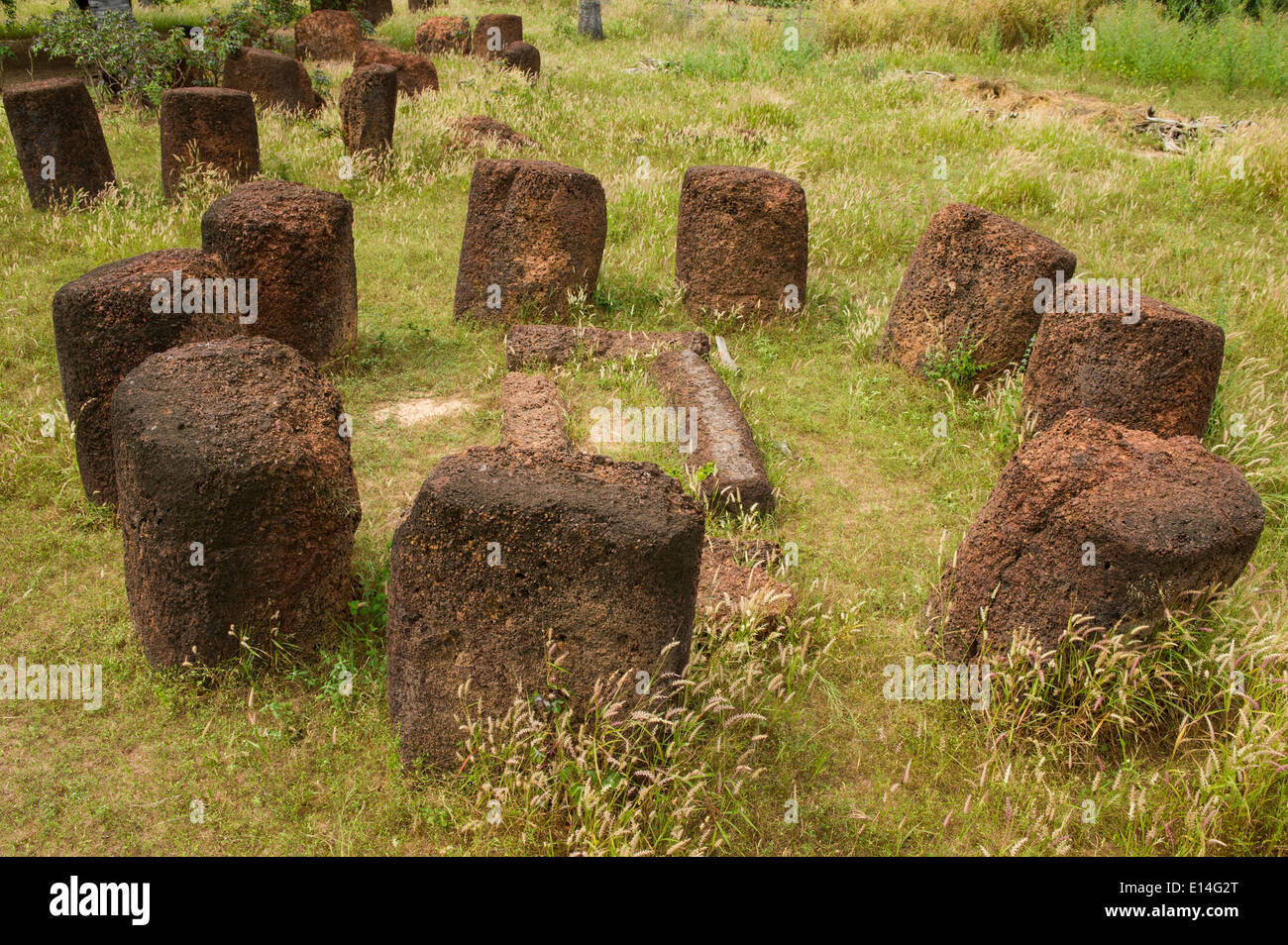 Ker Batch cerchi di pietra, il Gambia Foto Stock