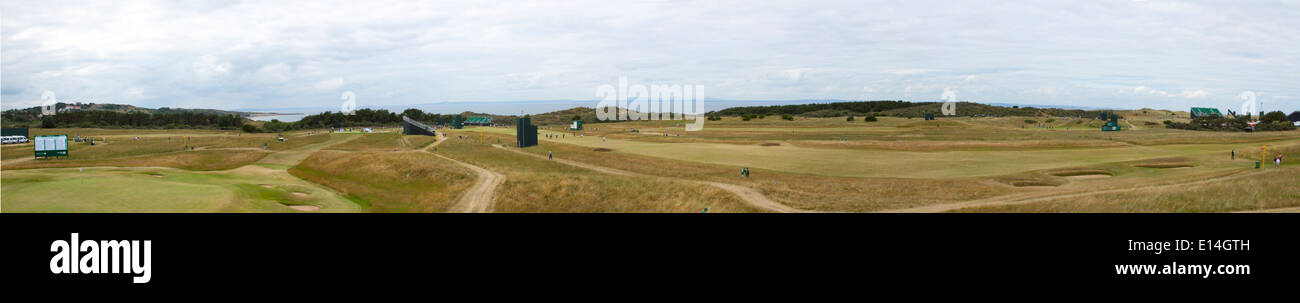 Muirfield Campo da Golf durante il 2013 British Open in Gullane Scozia Scotland Foto Stock