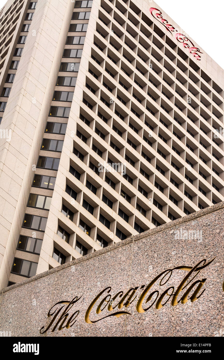 Il Museo della Coca Cola, Atlanta, GA Foto Stock