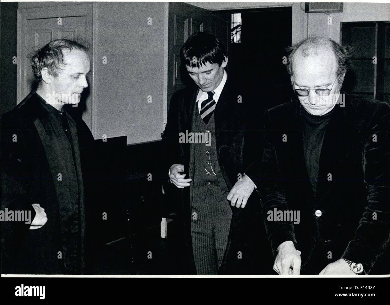 Apr. 18, 2012 - a Stoccarda Il 9 marzo, 1978 inizia il processo contro l'avvocato Crosisant: a Stoccarda - Stammheim West - G Foto Stock